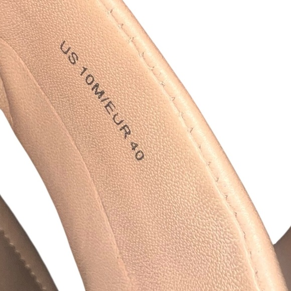 Vince Women’s Tan Leather Toe Loop Minimalist Sandals Size 10 - Picture 7 of 9